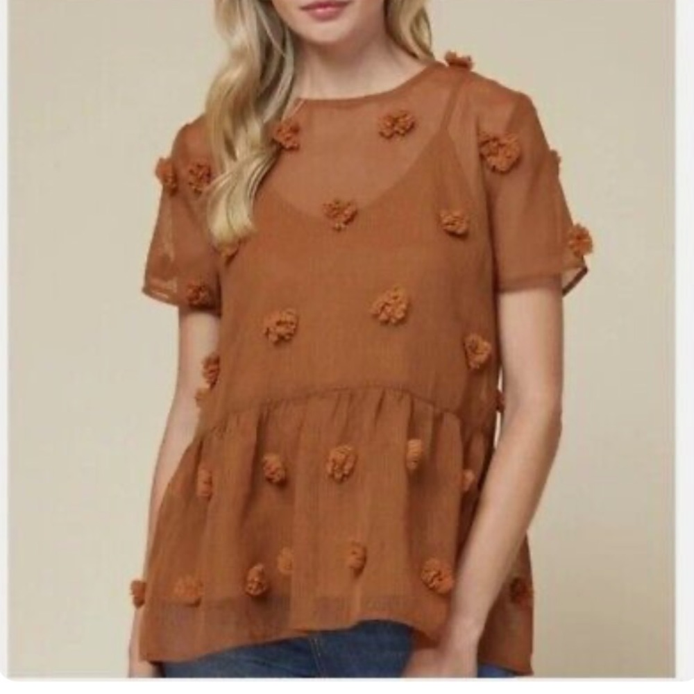 Entro Pom Pom Blouse
